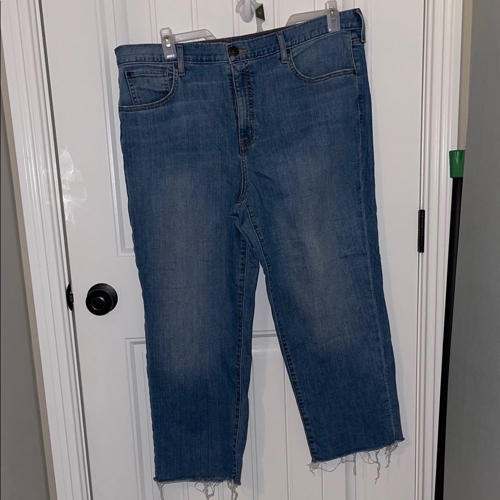 Eddie Bauer Blue Flare & Wide Leg Jeans